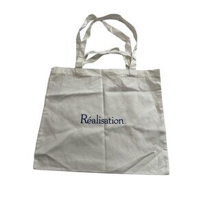 Realisation Par Canvas Tote Bag in White
